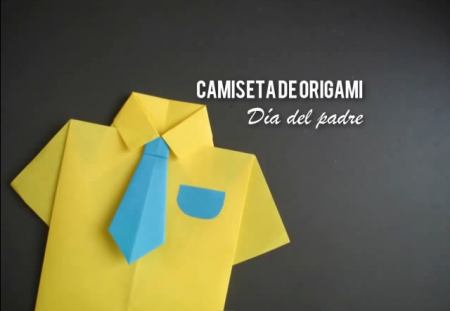 Camiseta origami